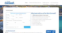 Desktop Screenshot of carhirecornwall.com